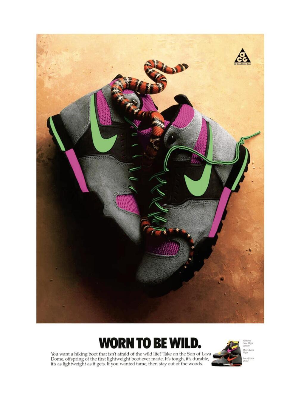 Nike ACG “Worn to be Wild” DNA Poster